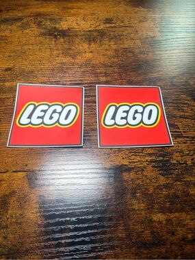 Official LEGO Promotional Logo Stickers (2)